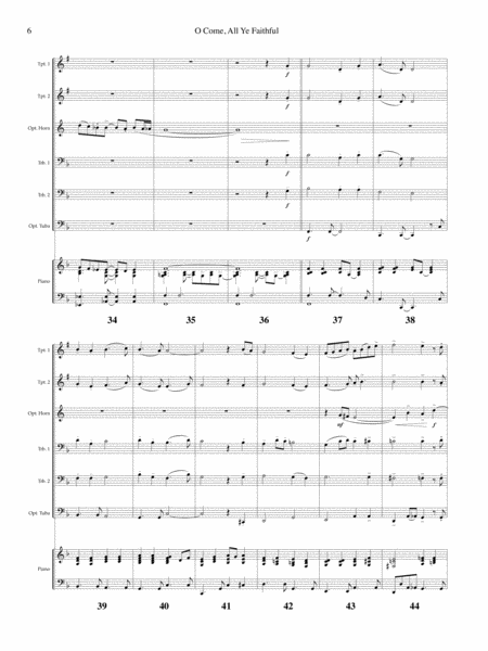Creative Carols for Brass Quartet, Volume 1 image number null
