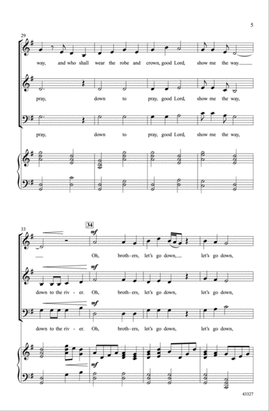 The River The River Choir scores gallery preview page 4