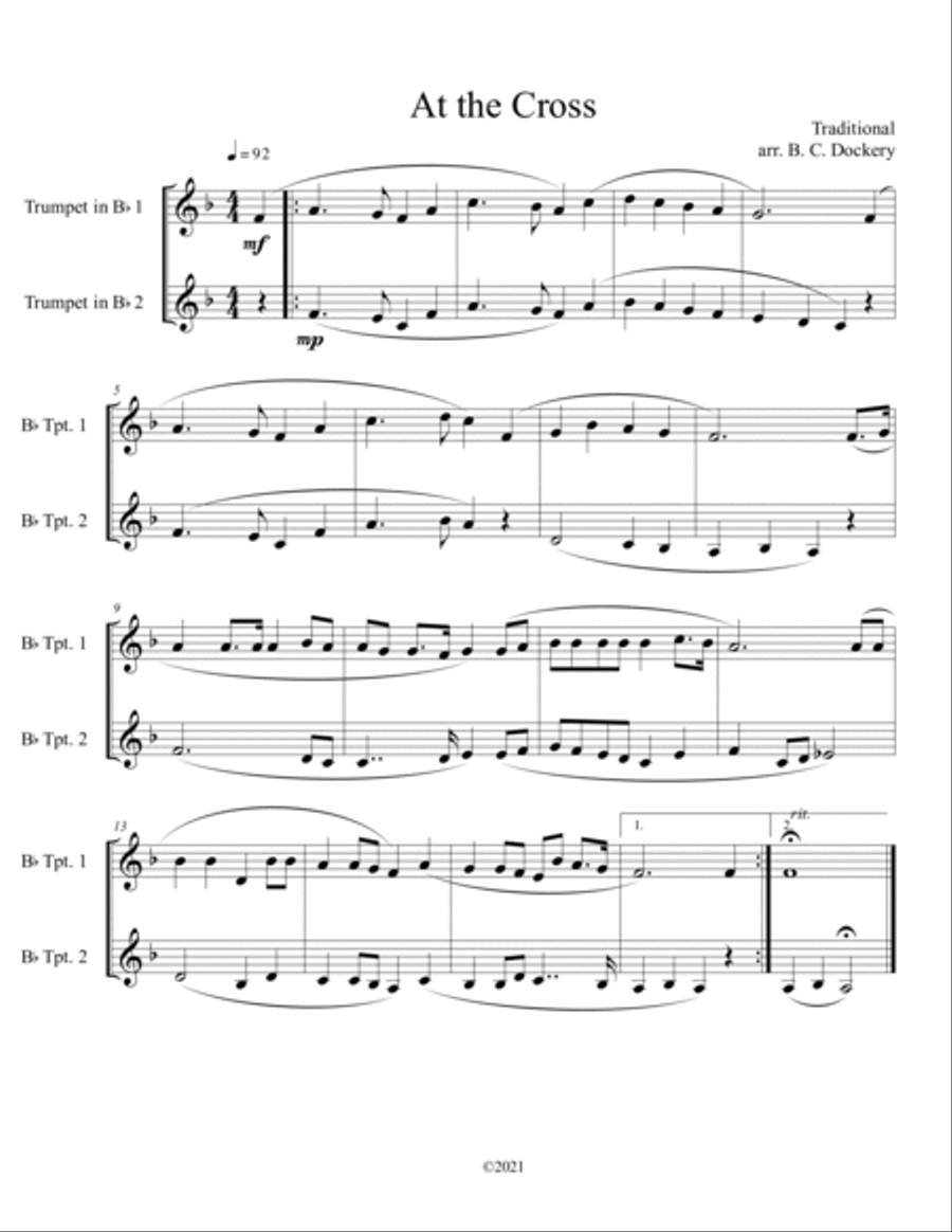 10 Easter Duets for Trumpet - Volume 1 10 Easter Duets for Trumpet - Volume 1 Trumpet Duet scores gallery preview page 4