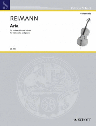 Book cover for Aria Cello & Piano