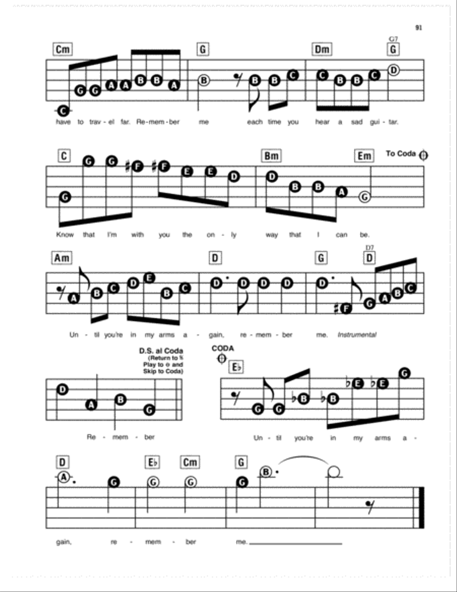 Remember Me (Ernesto de la Cruz) (from Coco) Electronic Keyboard scores gallery preview page 2
