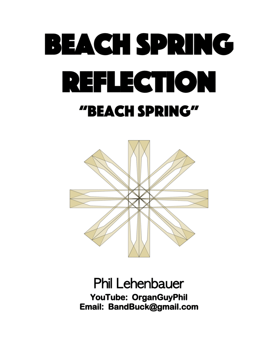 Beach Spring Reflection (Beach Spring) organ work by Phil Lehenbauer image number null
