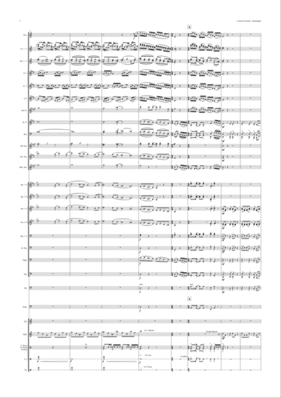 Samarqand Concert Overture Concert Band scores gallery preview page 2