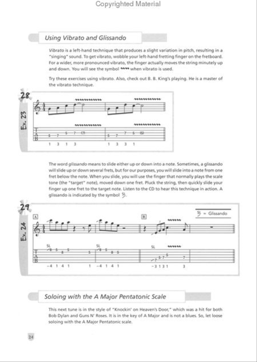 Easy Soloing for Acoustic Guitar Acoustic Guitar scores gallery preview page 3