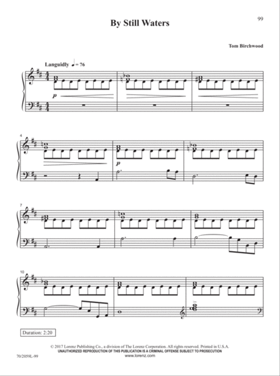 The Church Pianist's Library, Vol. 21 Piano Solo scores gallery preview page 57