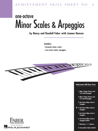 Achievement Skill Sheet No. 4: One-Octave Minor Scales & Arpeggios