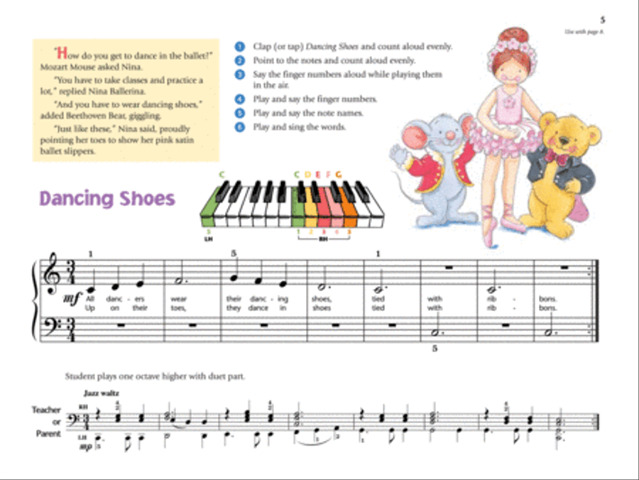 Music for Little Mozarts Recital Book, Book 3 Piano Method scores gallery preview page 5