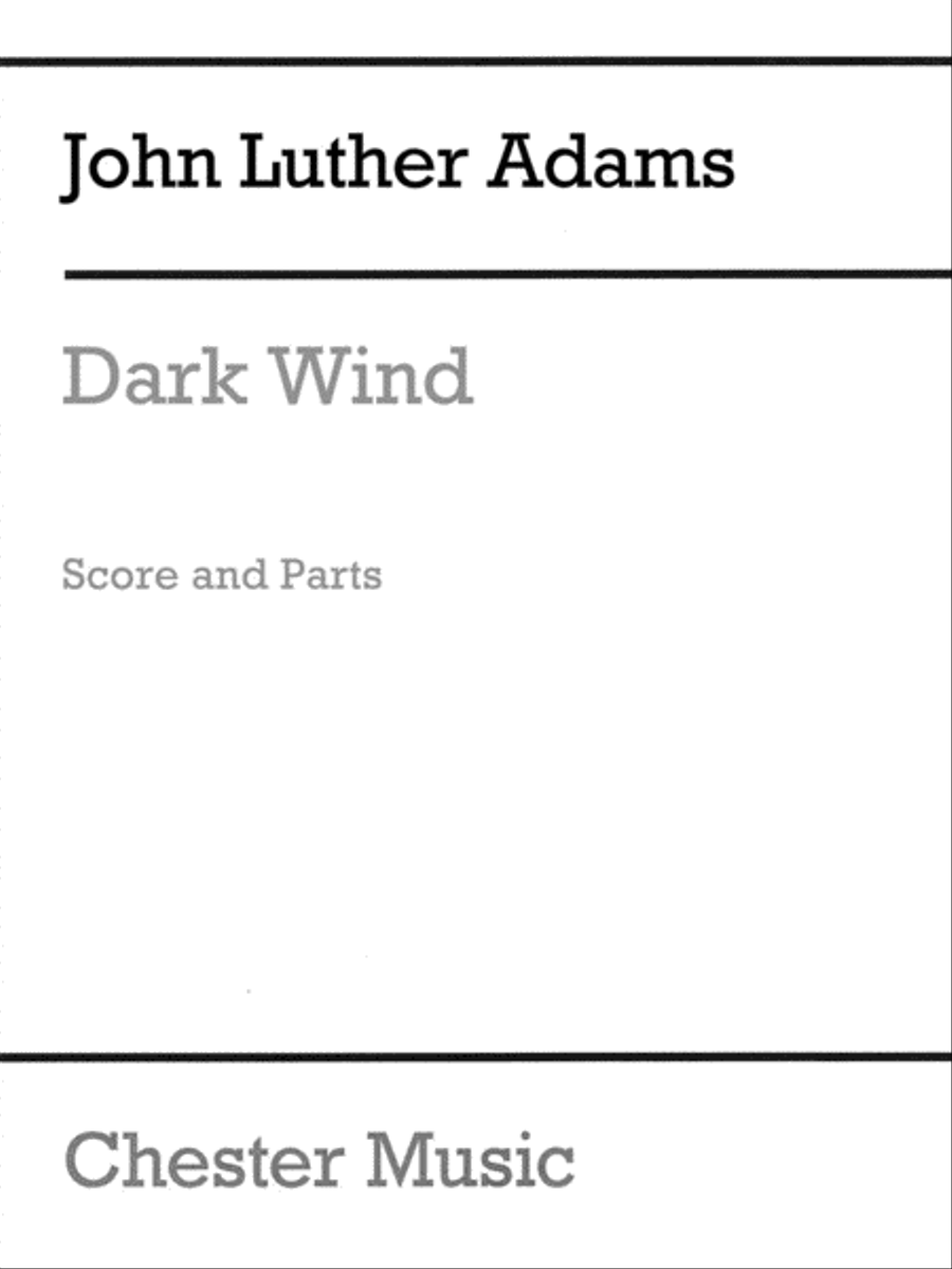 Dark Wind Bass Clarinet scores gallery preview page 1
