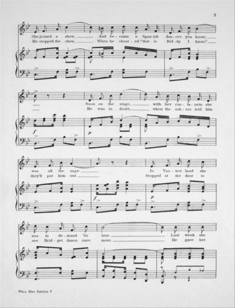 When Miss Patricia Salome Did Her Funny Little Oo-La-Pa-Lom Voice scores gallery preview page 3