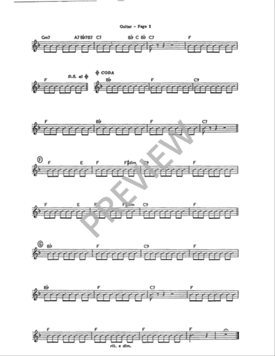 Yellow Bird (SATB - Instrumental Part) 4-Part scores gallery preview page 3