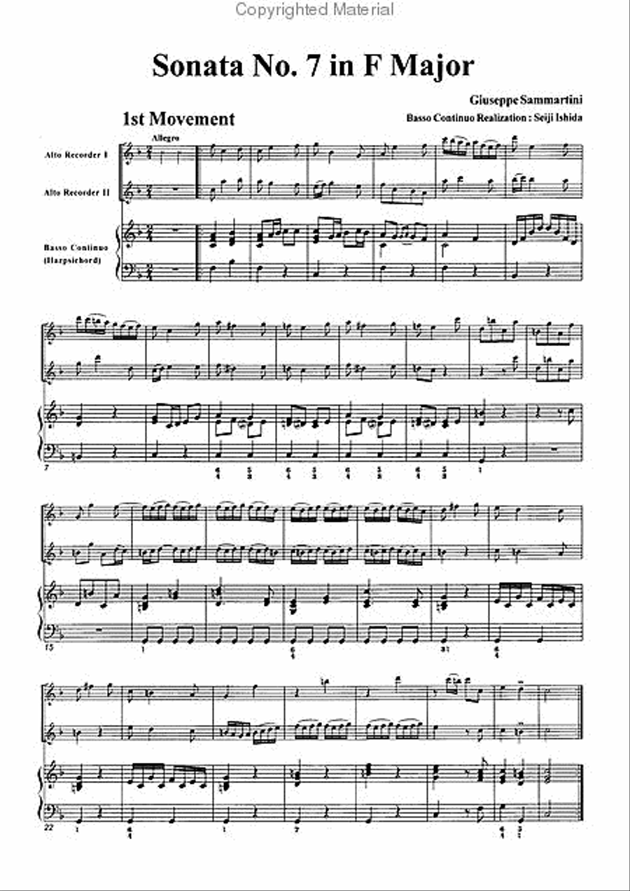 Sonatas, Vol. 4 Alto Recorder scores gallery preview page 3