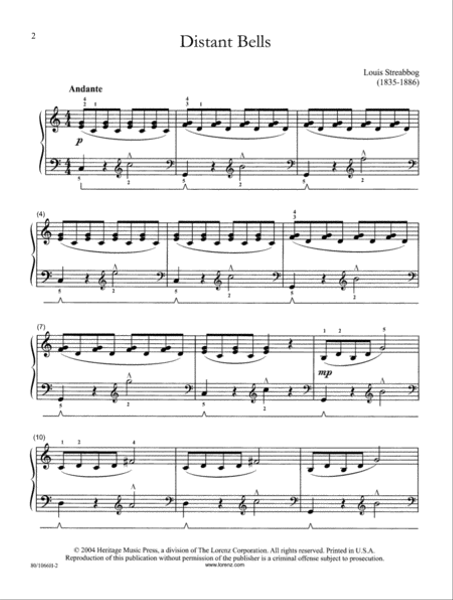 Distant Bells Distant Bells Piano Solo scores gallery preview page 2