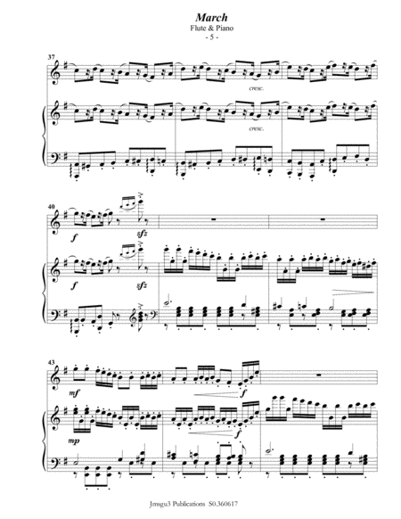 Tchaikovsky: March from Nutcracker Suite for Flute & Piano image number null