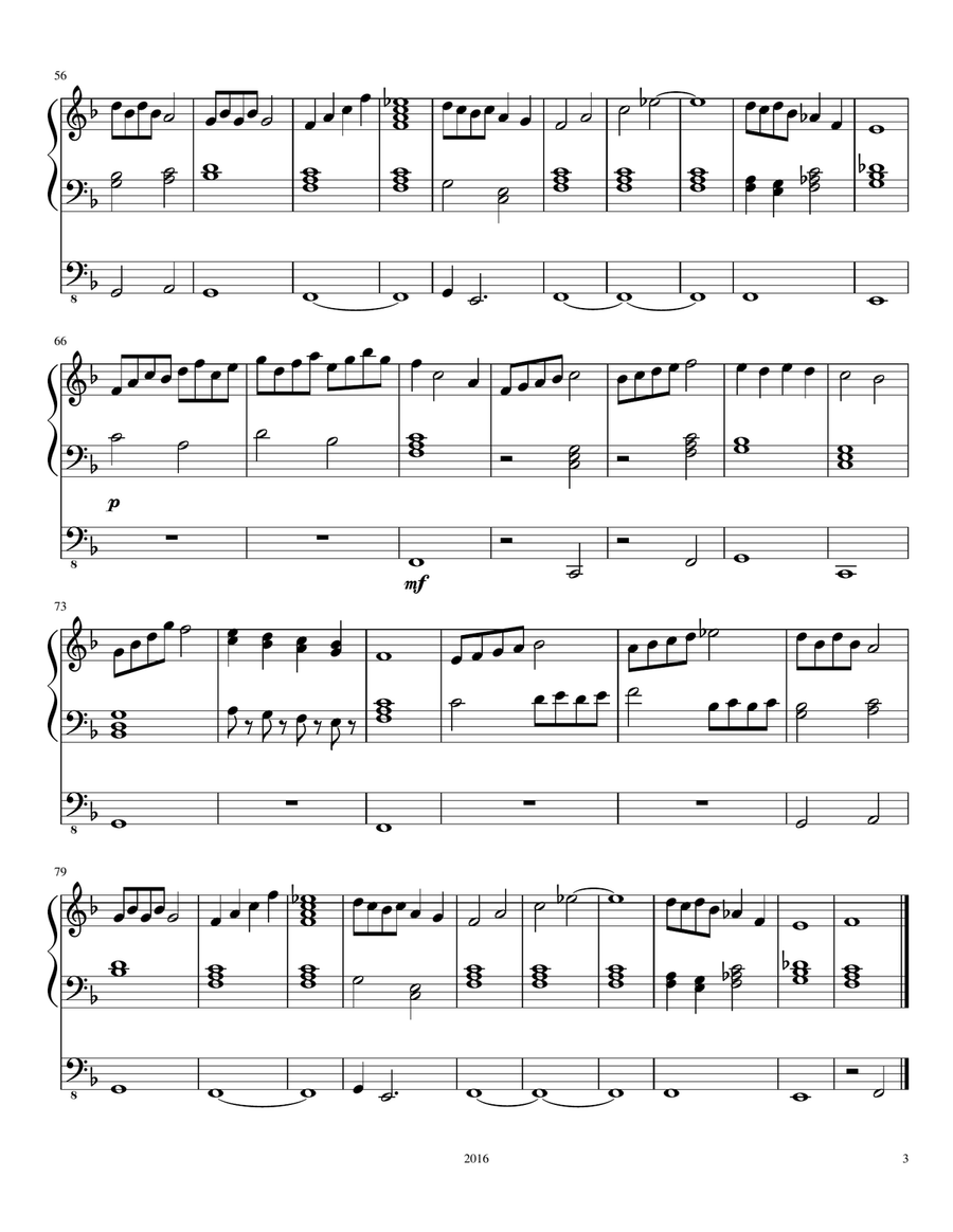 Church Organ Music Organ Solo scores gallery preview page 3