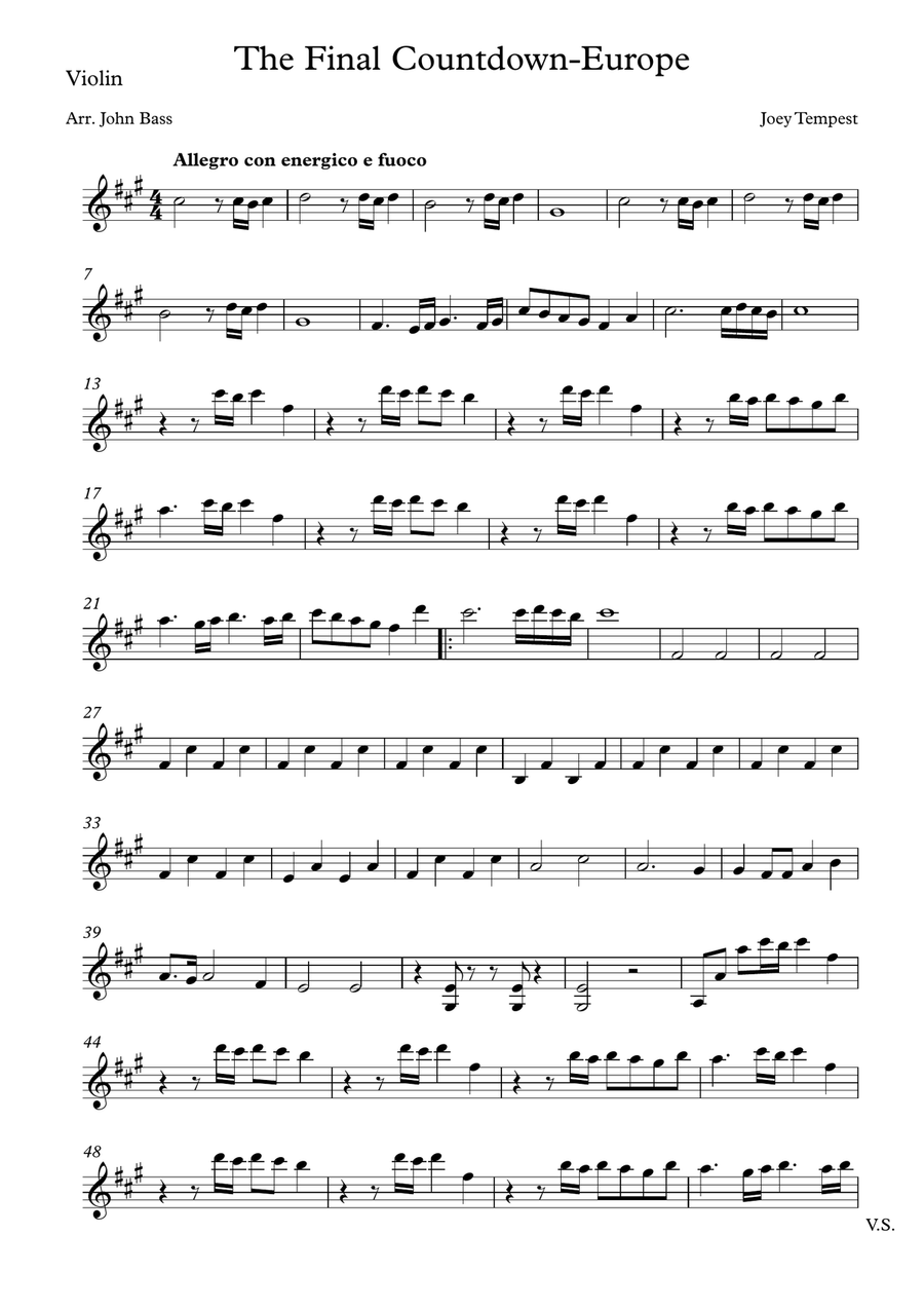 Final Countdown String Trio scores gallery preview page 5