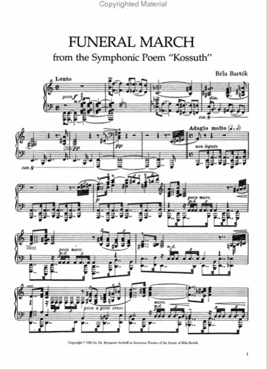 Piano Music of Bela Bartok - Series I Piano Solo scores gallery preview page 2