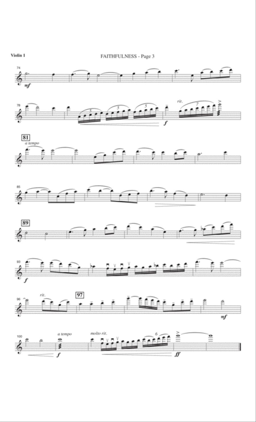Faithfulness 4-Part scores gallery preview page 56