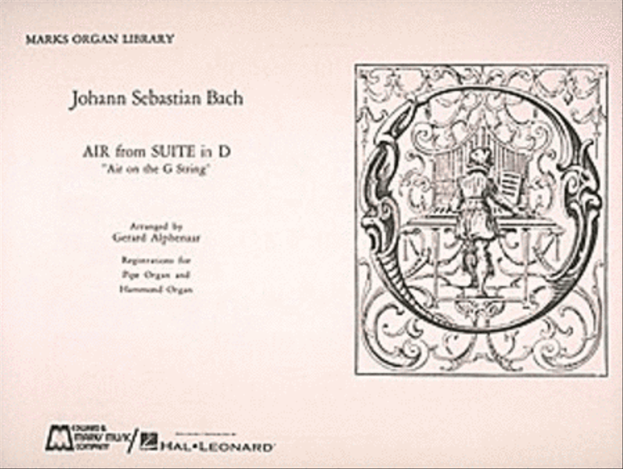 Air on the G String Organ Solo scores gallery preview page 1
