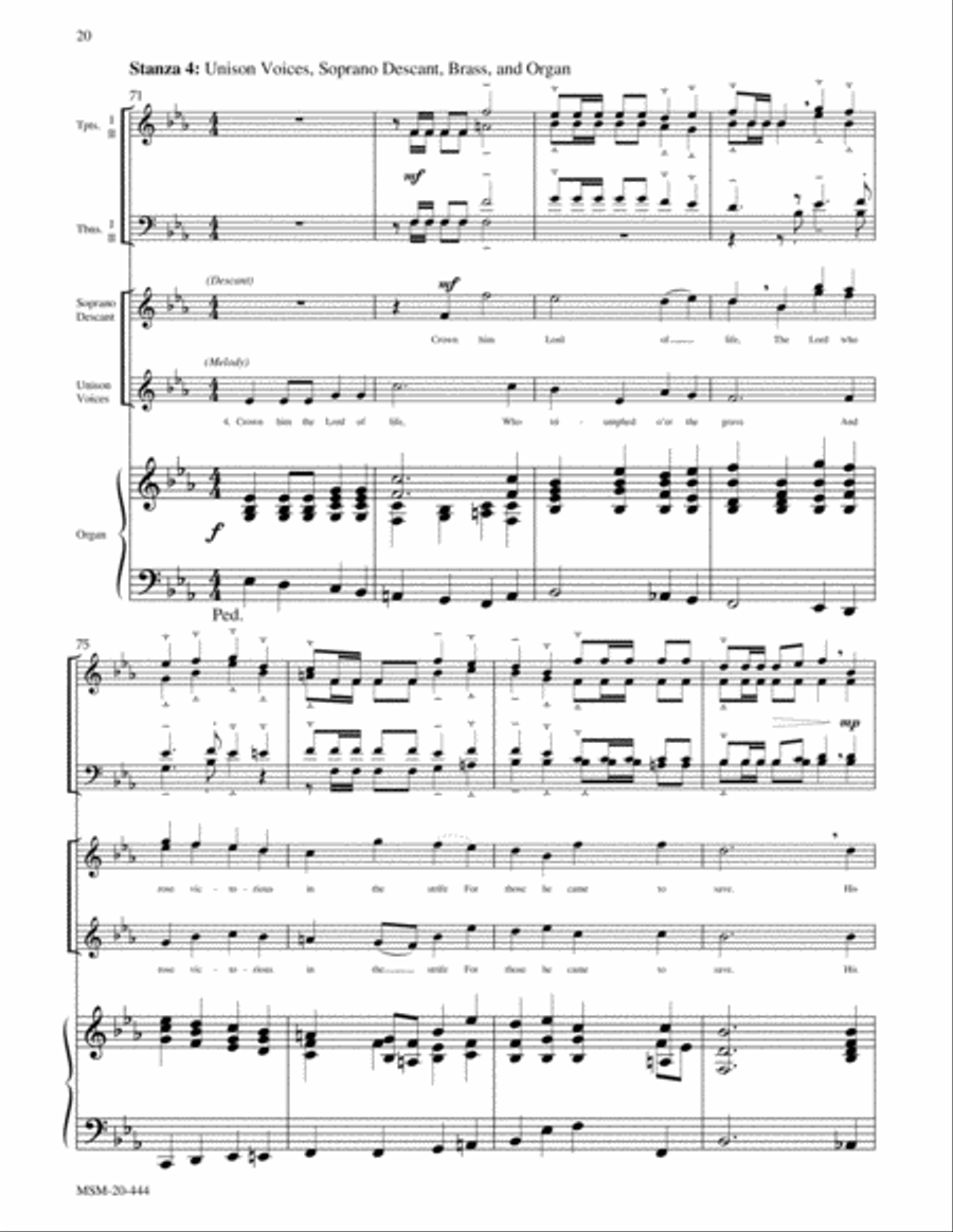 Festive Hymn Settings, Set 5 Unison Choir scores gallery preview page 5