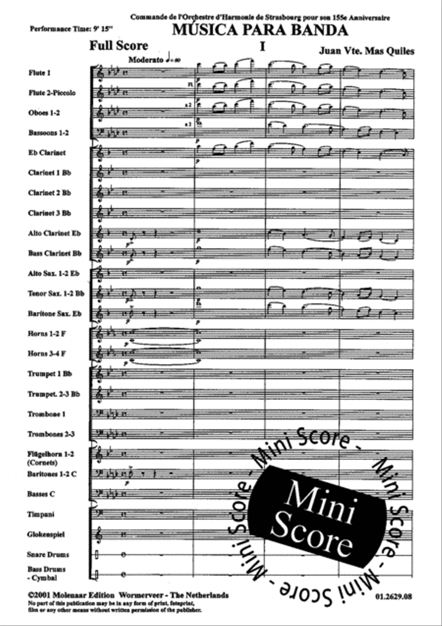 Musica Para Banda Musica Para Banda Concert Band scores gallery preview page 5