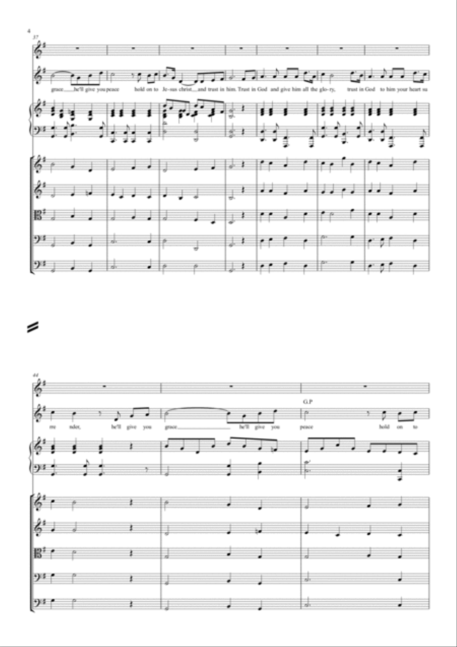 Hold on to God Hold on to God Piano scores gallery preview page 4