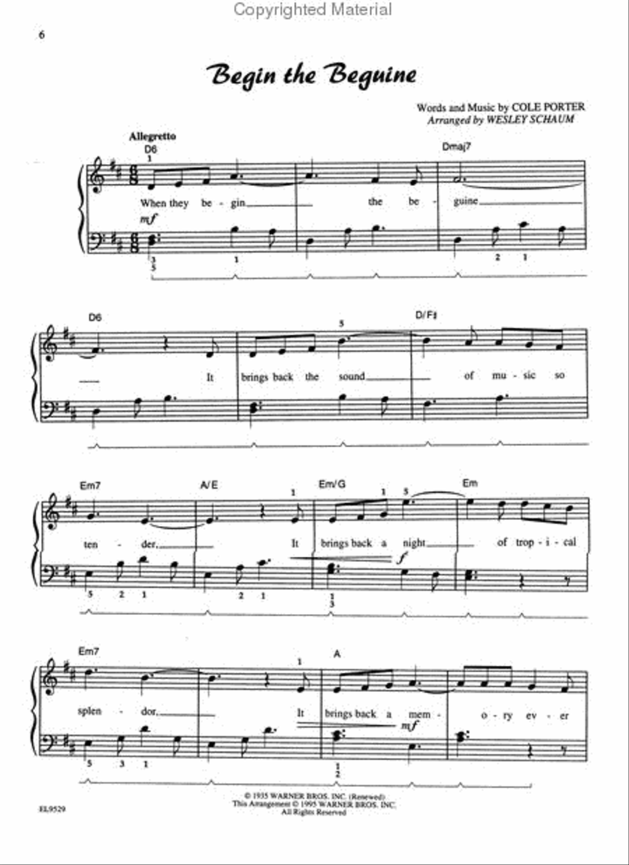 Schaum Pop Favorites Piano Method scores gallery preview page 4