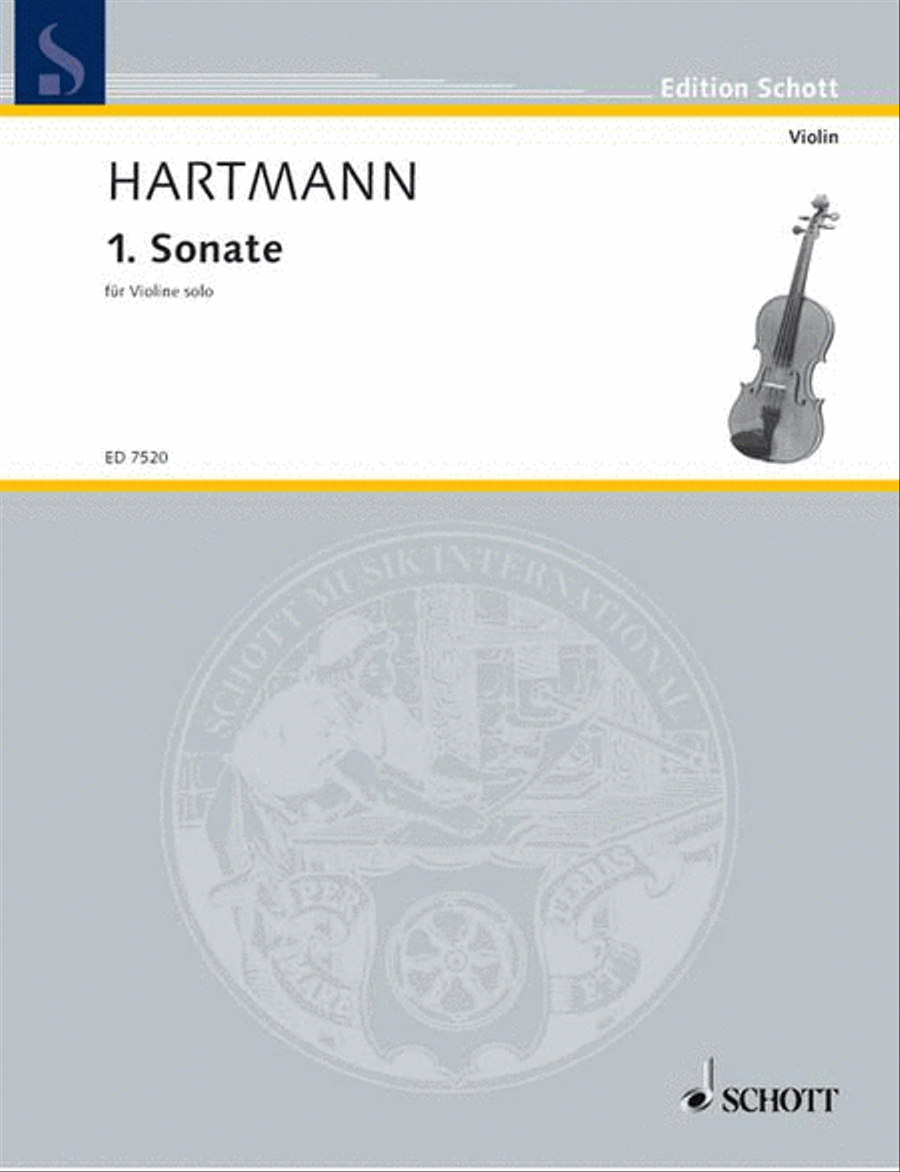 1. Sonate 1. Sonate Violin Solo scores gallery preview page 1