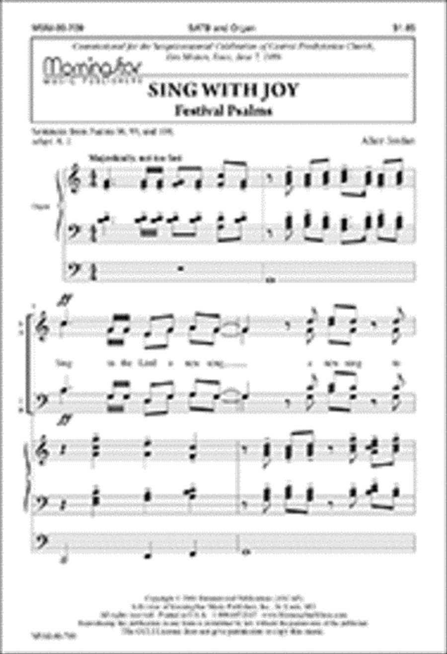 Sing with Joy 4-Part scores gallery preview page 1