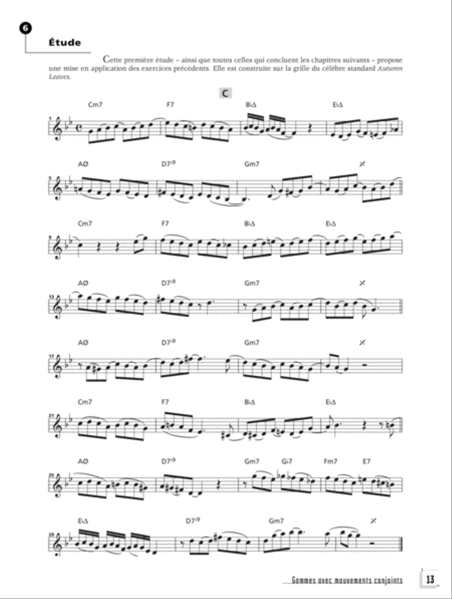 Gammes et arpeges pour le jazz Score scores gallery preview page 7