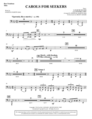 Carols for Seekers - Bass Trombone/Tuba