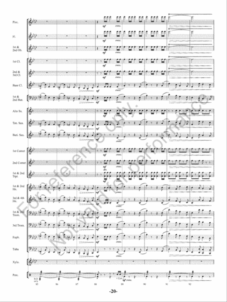 The Charlatan The Charlatan Concert Band scores gallery preview page 21