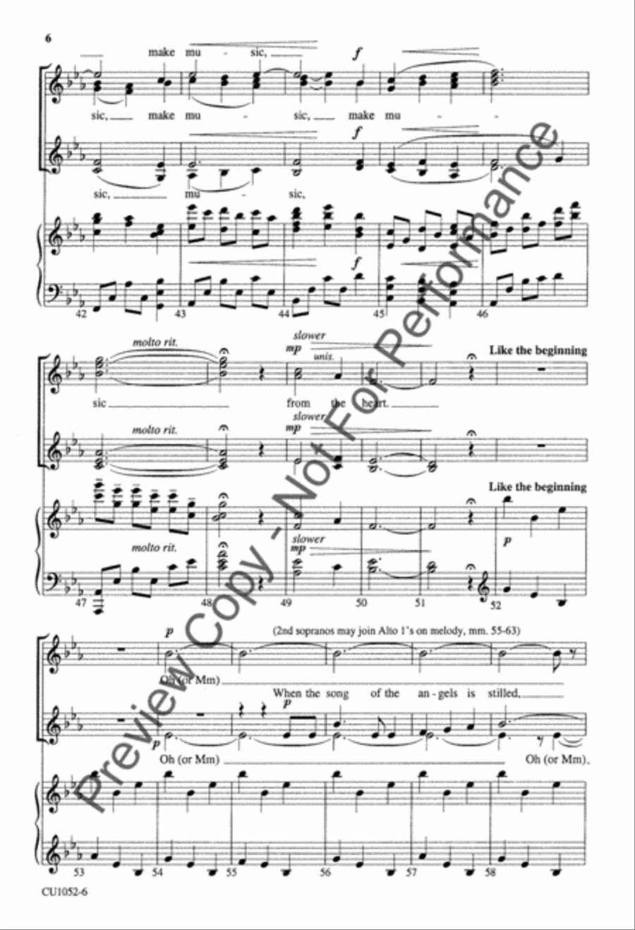 The Work of Christmas - SSAA SSAA scores gallery preview page 7