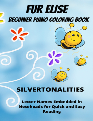 Fur Elise Beginner Piano Coloring Book
