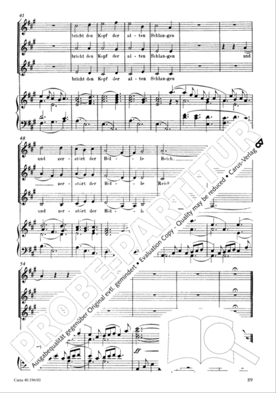 Die Geburt Christi SSA scores gallery preview page 90