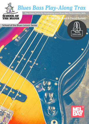 Book cover for Blues Bass Play-Along Trax