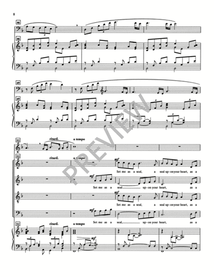 Set Me as a Seal (SATB divisi) image number null