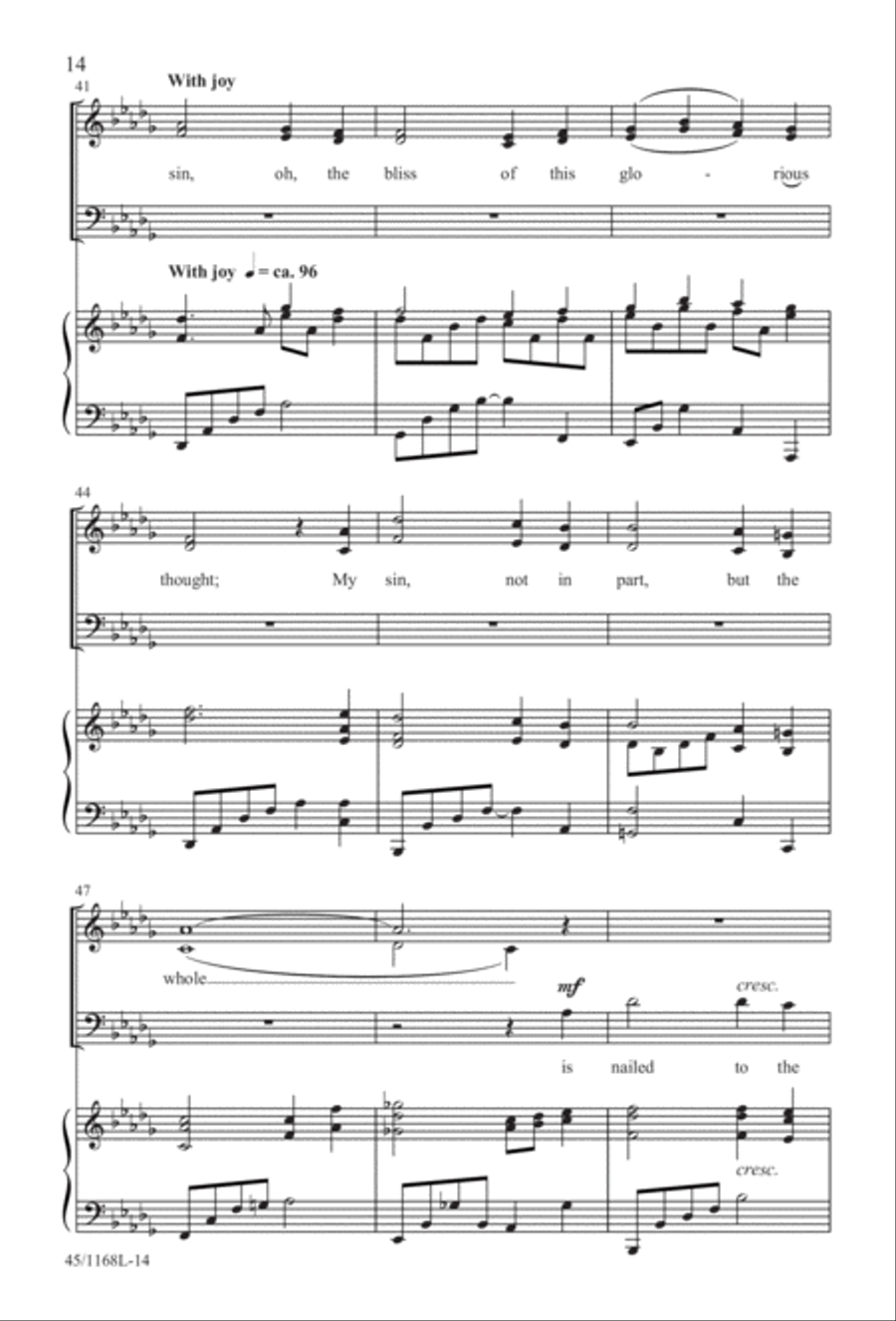 8 Anthems for About 12 Singers 3-Part scores gallery preview page 14