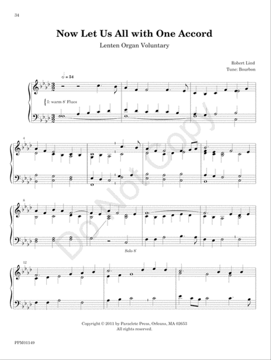 Organ Works for the Church Year Organ scores gallery preview page 40