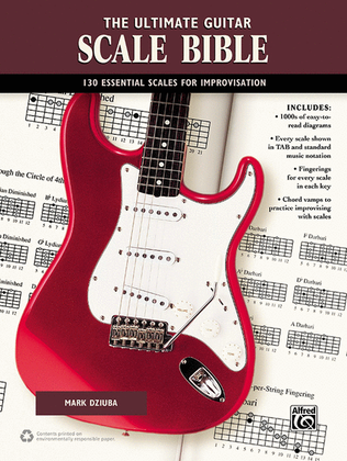 Book cover for The Ultimate Guitar Scale Bible