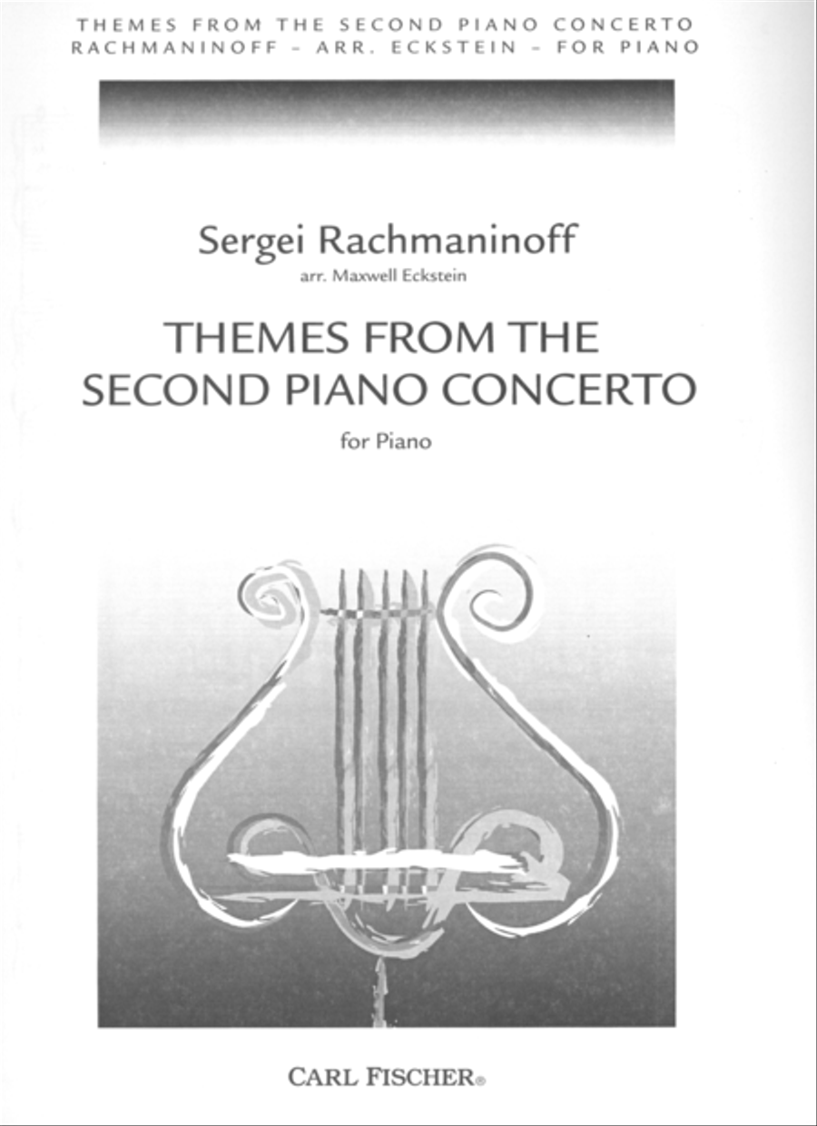Themes From The Second Piano Concerto Piano Solo scores gallery preview page 1