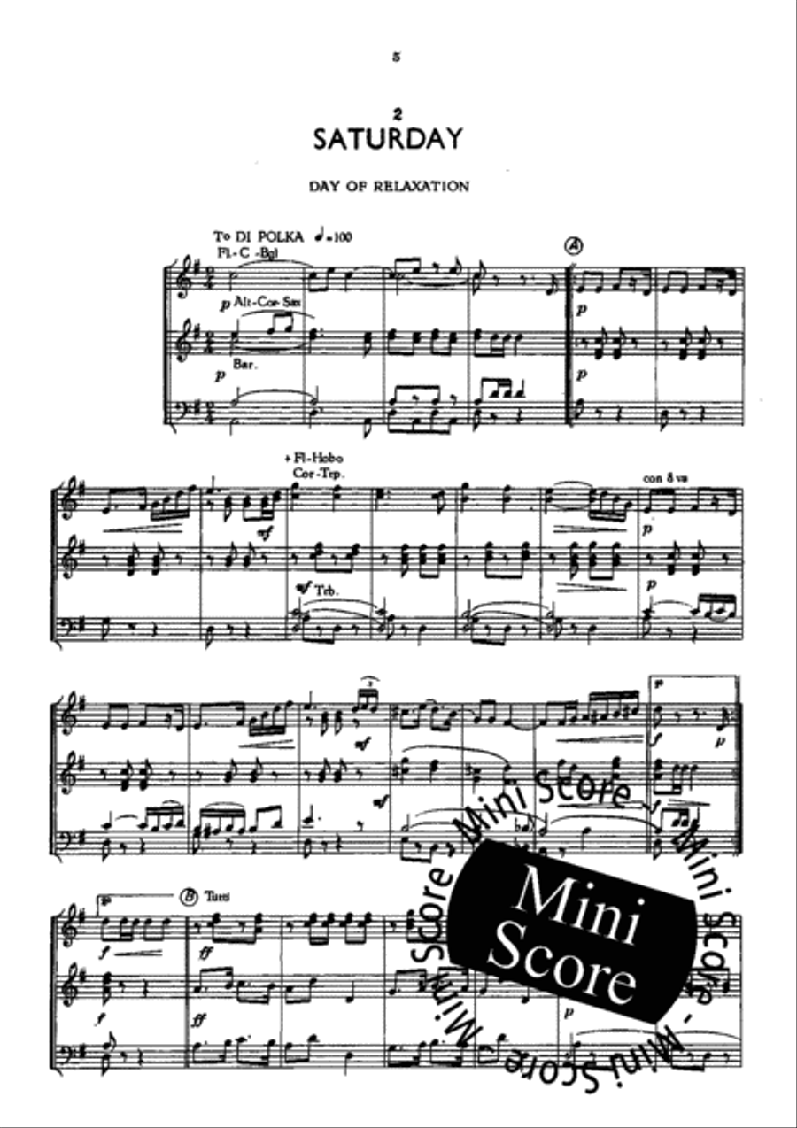 Three Days Three Days Concert Band scores gallery preview page 7