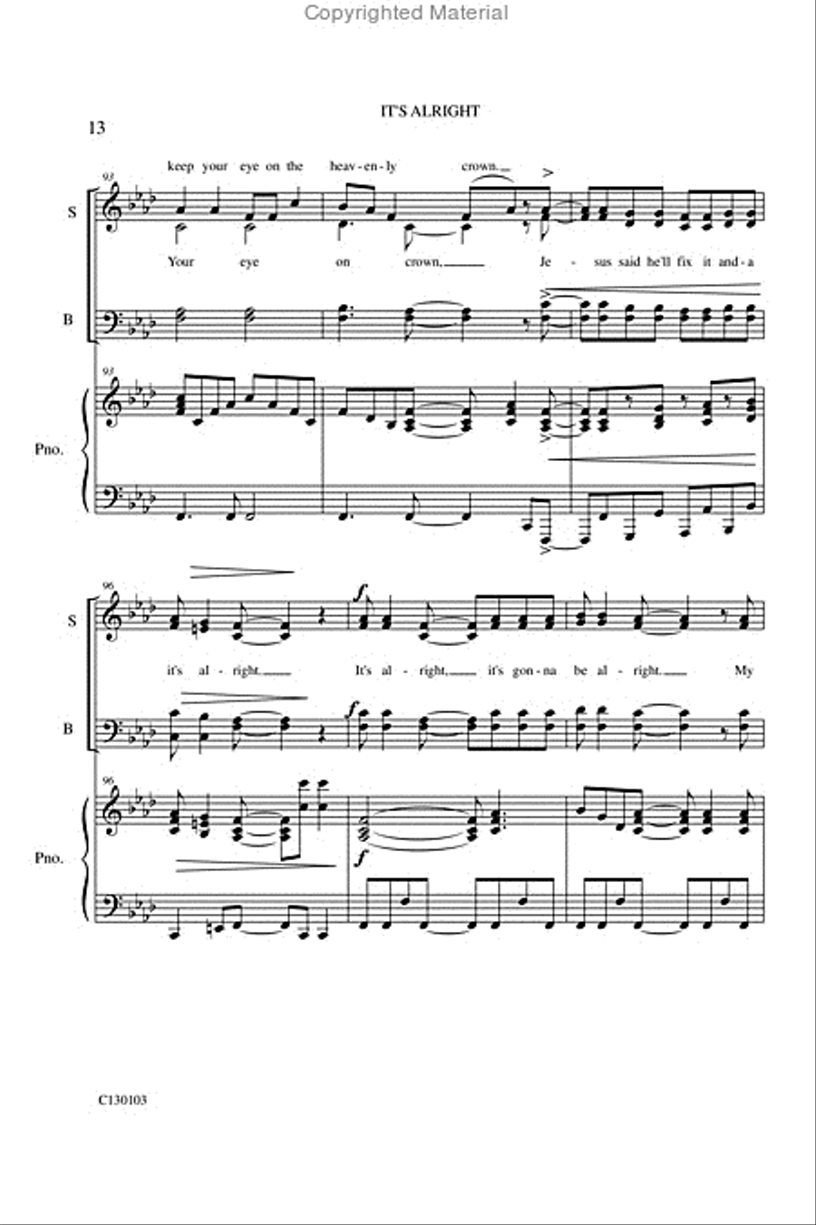 It's Alright Medley It's Alright Medley 4-Part scores gallery preview page 15