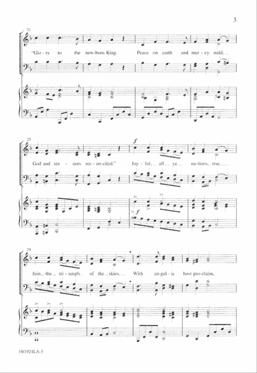 Songs of the Angels 4-Part scores gallery preview page 3
