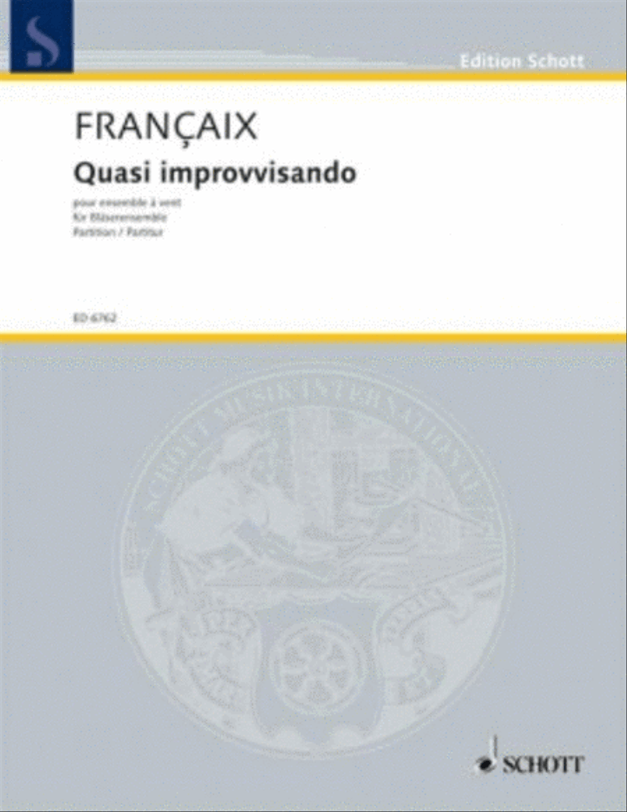 Quasi Improvisando Woodwind Ensemble scores gallery preview page 1