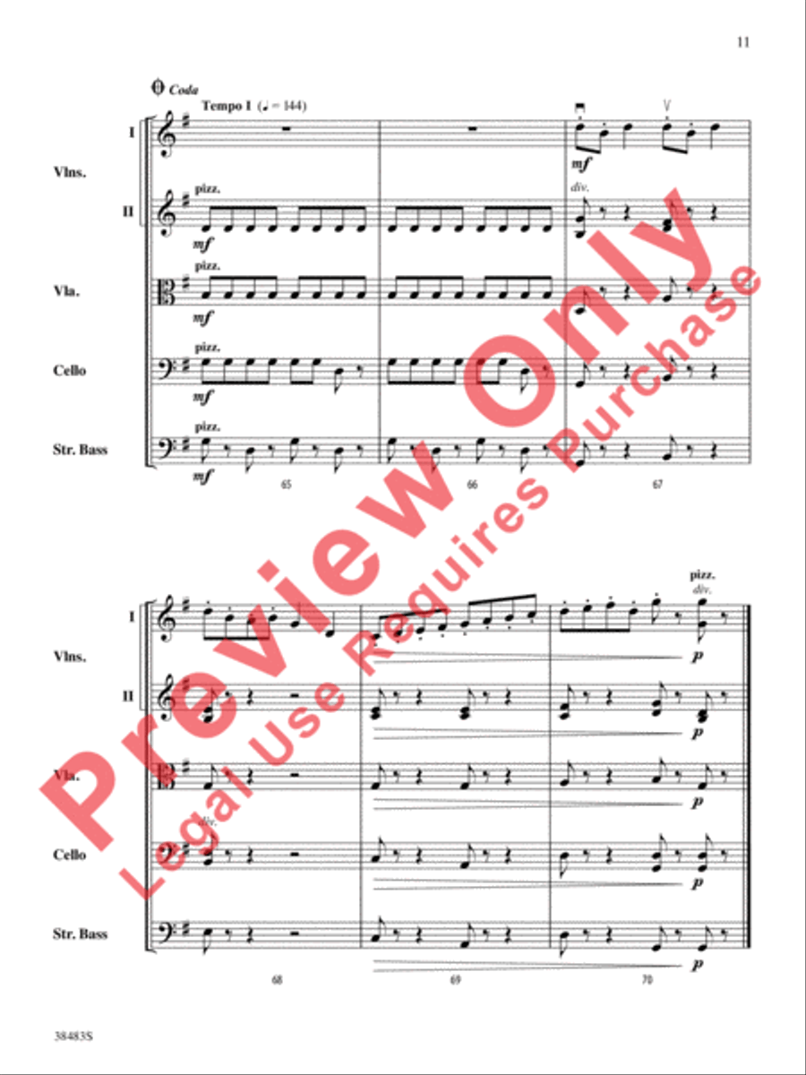 Sprites String Orchestra scores gallery preview page 12