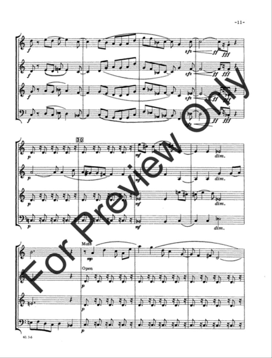 Suite For Brass Suite For Brass Horn scores gallery preview page 13