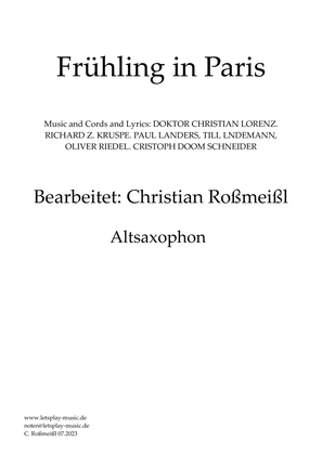 Book cover for Fruehling In Paris