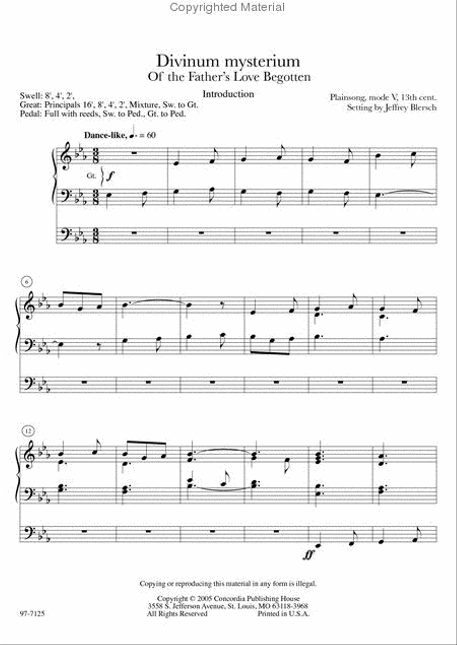 Introductions, Harmonizations, Accompaniments, Interpretations, Vol. 2 Organ scores gallery preview page 2