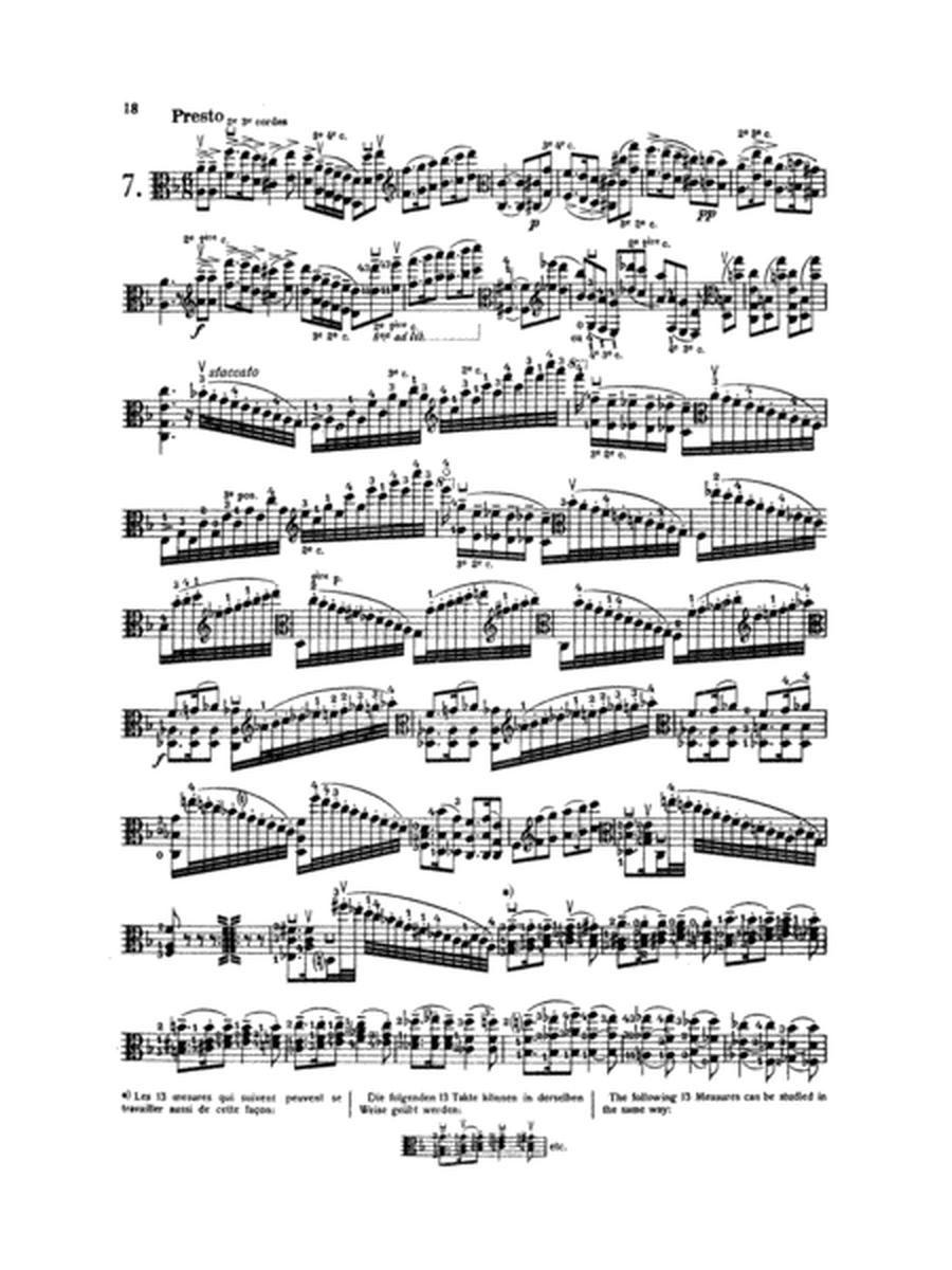 Paganini: Twenty-four Caprices, Op. 1 No. 7 (Transcribed for Viola Solo)