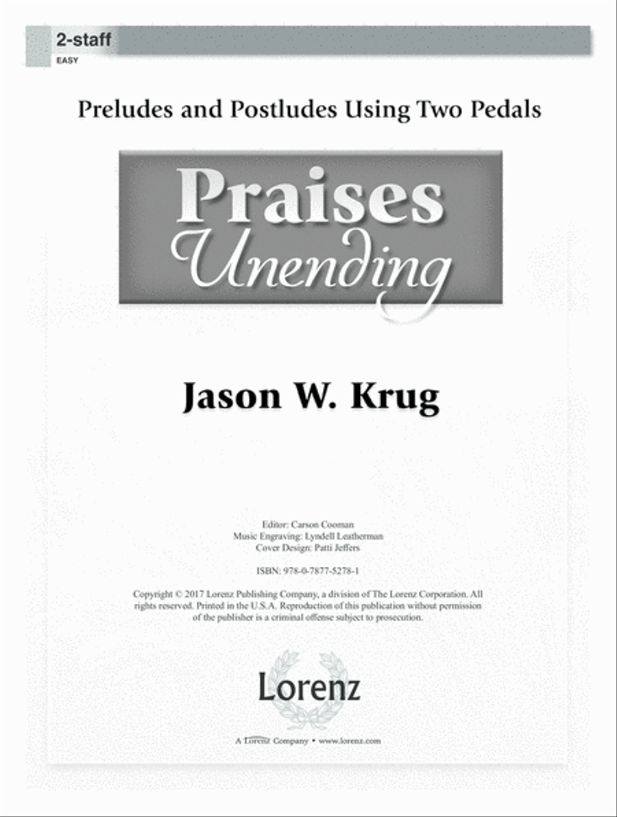 Praises Unending (Digital Delivery) by Jason W. Krug Organ - Digital Sheet Music